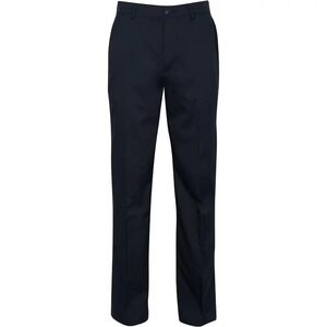 Tourney Men's Woven Solid Tech Flat Front Performance Golf Pants, 35/30